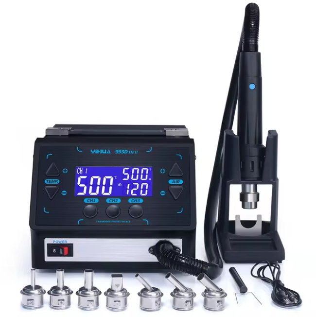 YIHUA 993DM-II 1000W Hot Air Rework Station 110v
